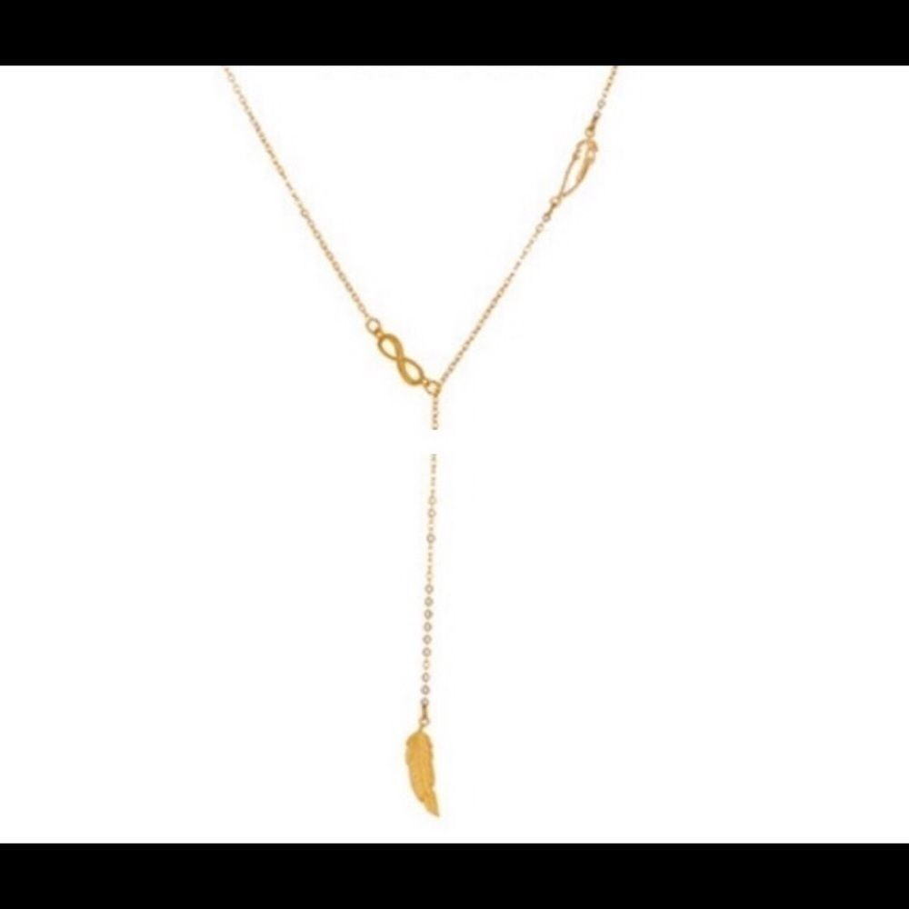 Necklace Zinc Alloy Infinity Wings for change Cute